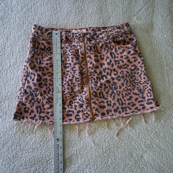 We The Free Brown Leopard Mini Skirt - Picture 6 of 7